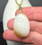 Natural White Nephrite Jade Happy Buddha Pendant 30mm
