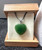 Natural Nephrite Jade Heart Pendant, 22mm