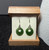 Natural Jade Earrings Circle of Life 15mm
