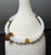 Natural White and Honey Nephrite Jade Bracelet - 2