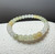 Natural Nephrite Jade 7mm x 6mm Bead Bracelet