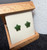 Natural Nephrite Jade Star Stud Earrings 10mm Sterling Silver