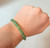 Natural Nephrite Jade Bracelet, 6mm x 4mm