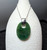 Natural Canadian Jade Pendant 25x34mm Stainless Steel