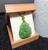 Natural Nephrite Jade Siberian Lotus Pendant 30mm