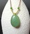 Natural Siberian Nephrite Jade Drop Pendant, 24mm
