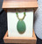 Natural Siberian Nephrite Jade Drop Pendant, 24mm