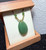 Natural Siberian Nephrite Jade Drop Pendant, 24mm