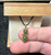 Natural Nephrite Jade 18k Rose Gold Cat Pendant 20mm