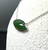 Natural Jade Silver Pendant 20mm