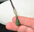 Natural Nephrite Jade Siberian Texture Drop Pendant, XS 17.5mm