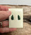 Natural Nephrite Jade Wolf Stud Earrings 17mm Sterling Silver