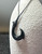 Natural Nephrite Jade Black Australian Fish Hook Pendant 35mm