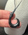 Natural Nephrite Jade Black Australian Fish Hook Pendant 35mm