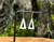 Natural 18K White Nephrite Jade Earrings - Triangle .20mm