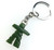 Natural Jade Keychain, Inukshuk