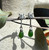 Natural Jade Drop Earrings 4x8mm