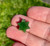 Natural Jade Star of David Charm 14mm