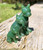 Natural Nephrite Jade Boston Terrier French Bulldog Figurine Size Options