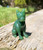 Natural Nephrite Jade Boston Terrier French Bulldog Figurine Size Options