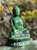 Natural Canadian Nephrite Jade Buddha with Base 8" Figurine
