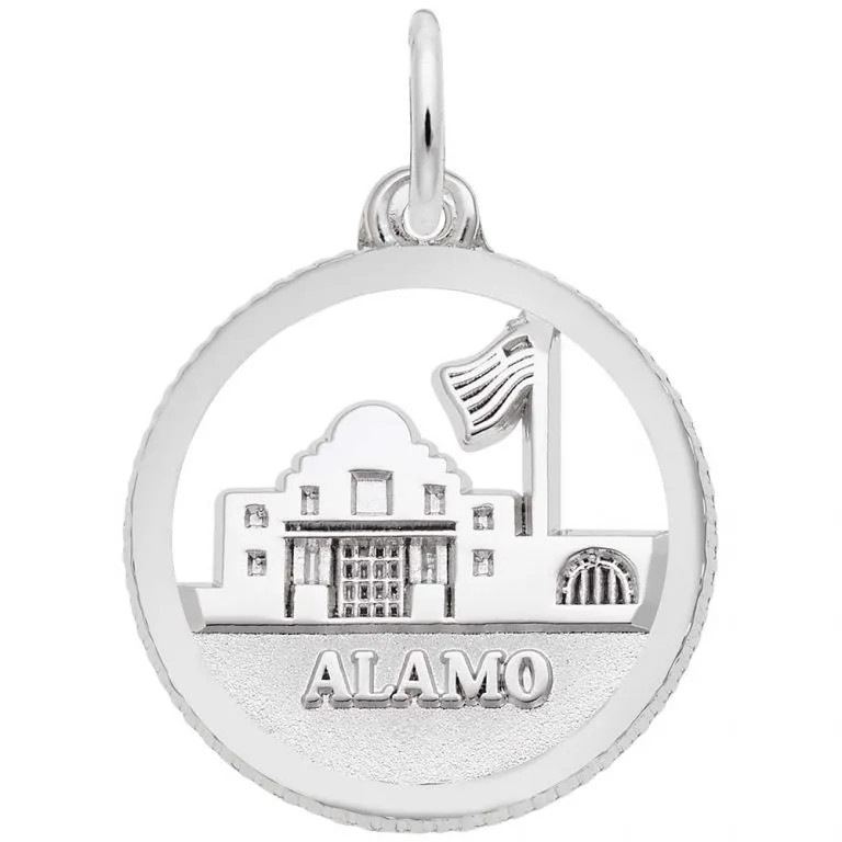 10K or 14K Gold The Alamo Disc Charm by Rembrandt - Picture 3 of 3
