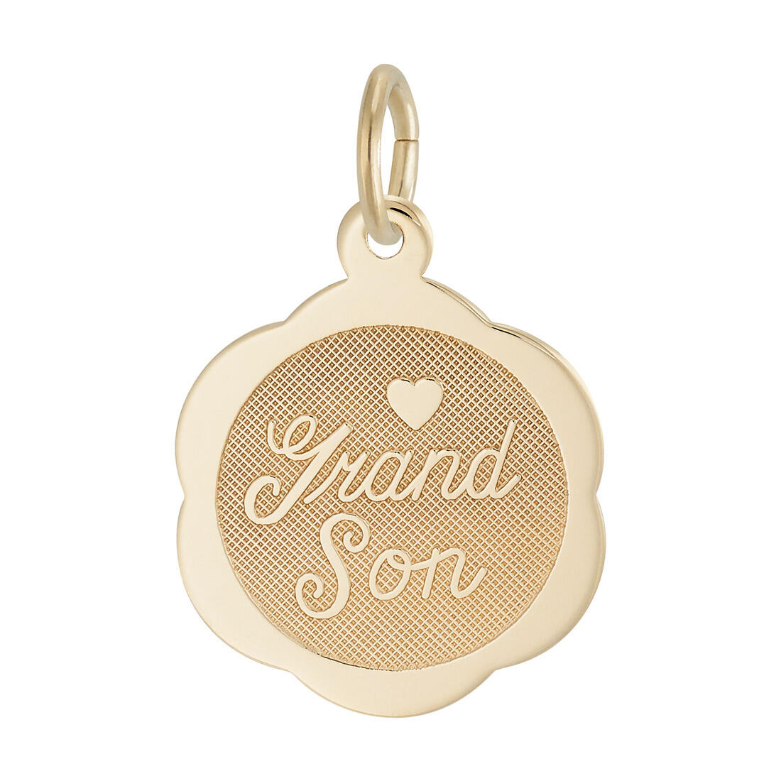 Grandson Charm (Choose Metal) by Rembrandt by Rembrandt Charms at