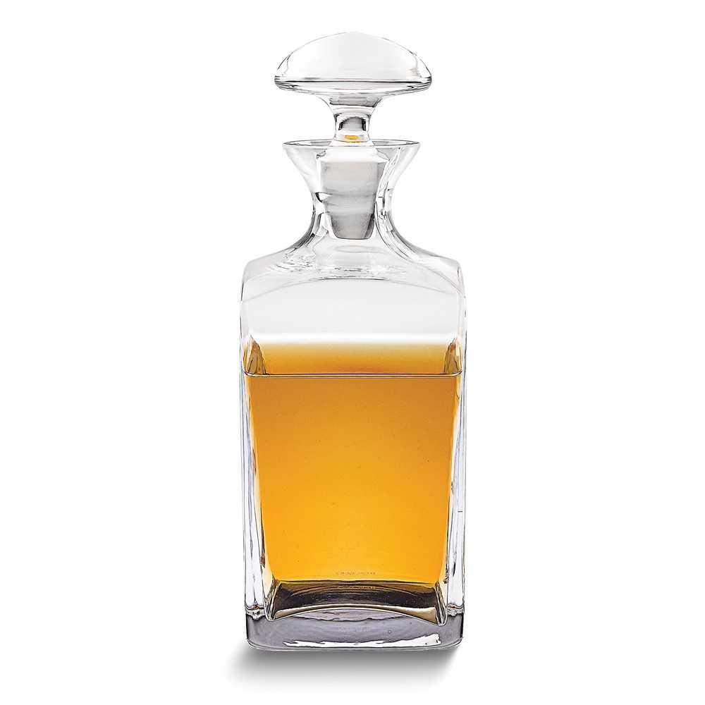 Badash European Handcrafted Lead-free Crystal Square Decanter - Thumbnail 3