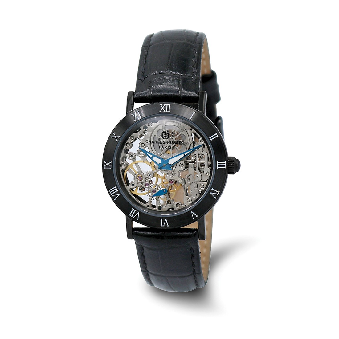 Charles-Hubert 35mm Womens Skeleton Dial Stainless Steel  display picture 1