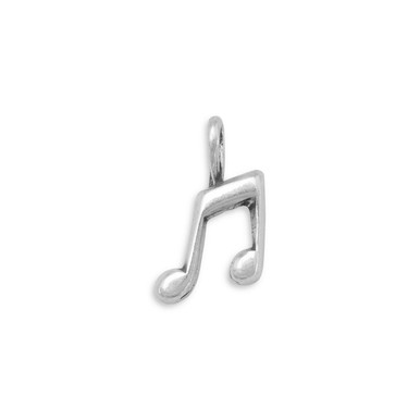 Note Charms Musical Notes Charm 925 Sterling Silver at BillyTheTree Jewelry
