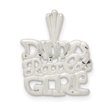 Sterling Silver "Daddy's Girl" Heart Charm Pendant | 925 Silver | Simple & Sweet Jewelry Gift 10 thumbnail image