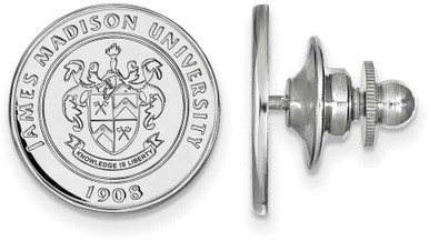 Sterling Silver James Madison University Crest Lapel Pin by LogoArt by ...