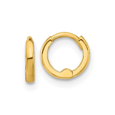 9ct Gold 24/7 Hinged Huggie Earring