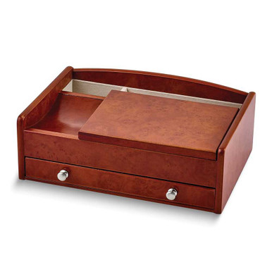 vintage mens dresser valet Men's Tray Wood Mid Century Oak Tray Wooden Valet Dresse TheFlyingHostess vintage wooden valet box, often