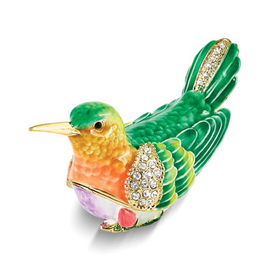 Luxury Giftware by Jere Pewter Bejeweled Crystals Gold-tone Enameled ...