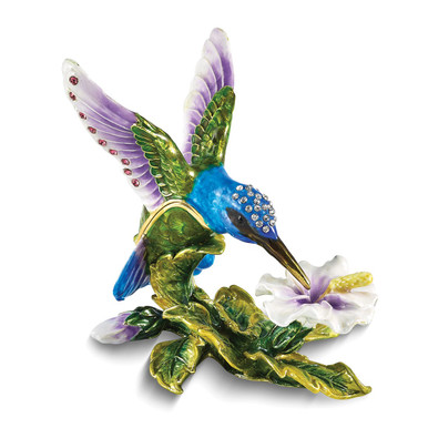 Luxury Giftware by Jere Bejeweled Crystals Gold-tone Enameled GRACEFUL ...