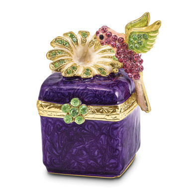 Luxury Giftware by Jere Pewter Bejeweled Crystals Gold-tone Enameled ...
