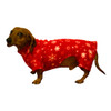 Dachshund Red Snowflakes Indoor/Outdoor Bodysuit