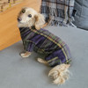 Dachshund Mauve Plaid Indoor/Outdoor Bodysuit