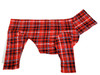 Whippet Red Plaid Indoor/Outdoor Bodysuit Whippet Red Plaid Indoor/Outdoor Bodysuit