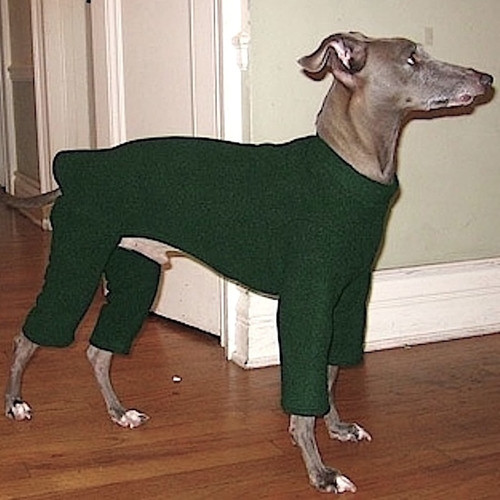 Italian Greyhound Hunter Fleece Bodysuit Italian Greyhound Hunter Fleece Bodysuit