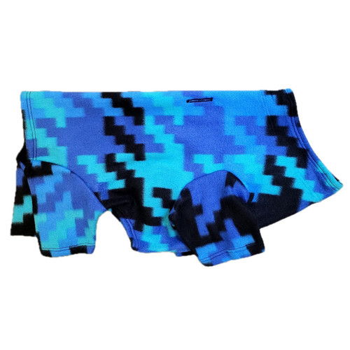 Pug, Boston Terrier & French Bulldog Turquoise Pixel Indoor/Outdoor Bodysuit Pug, Boston Terrier & French Bulldog Turquoise Pixel Indoor/Outdoor Bodysuit