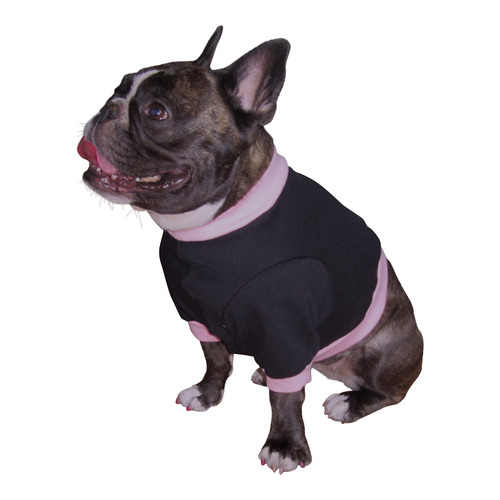 Pug, Boston Terrier & French Bulldog Black/Pink Heavyweight Sweatshirt Pug, Boston Terrier & French Bulldog Black/Pink Heavyweight Sweatshirt
