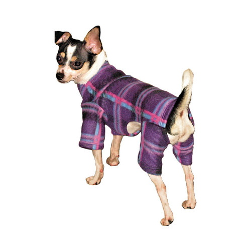 Toy & Teacup Violet Plaid Indoor/Outdoor Bodysuit Toy & Teacup Violet Plaid Indoor/Outdoor Bodysuit