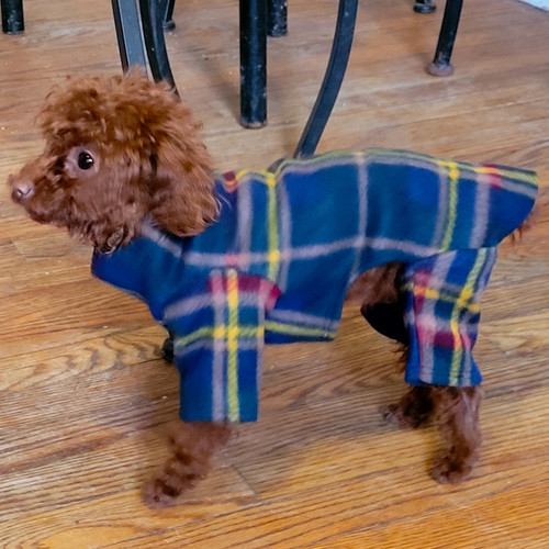 Toy & Teacup Dark Plaid Indoor/Outdoor Bodysuit Toy & Teacup Dark Plaid Indoor/Outdoor Bodysuit