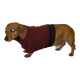 Dachshund Beet Heavy Fleece Sweater