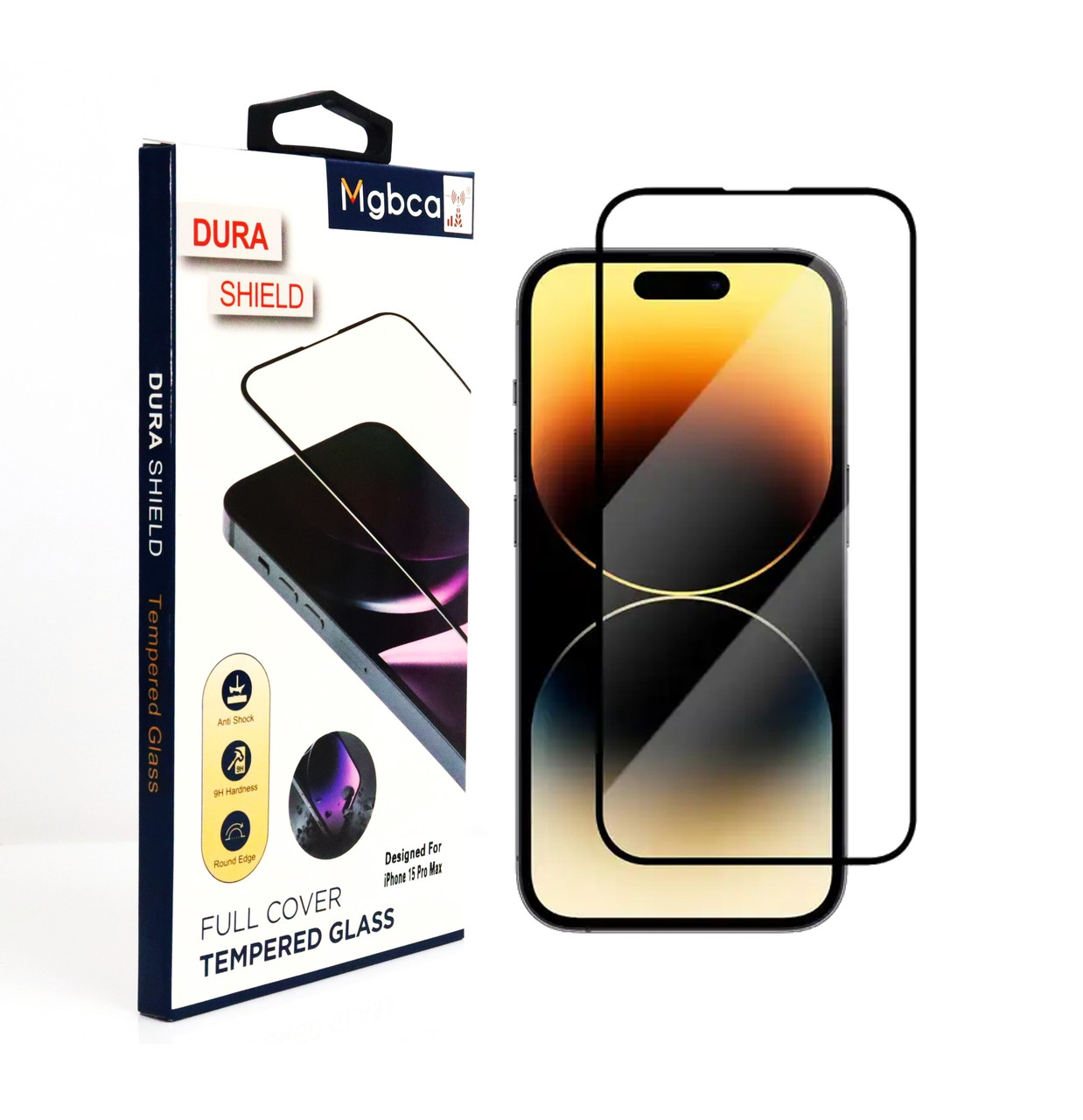 CELLBOX Lámina Protectora Mica de Vidrio Templado 9H para iPhone 15 Pro Max