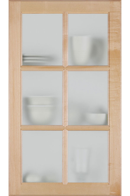 SQUARE TRADITIONAL MULLION WITH FROST GLASS INSERT