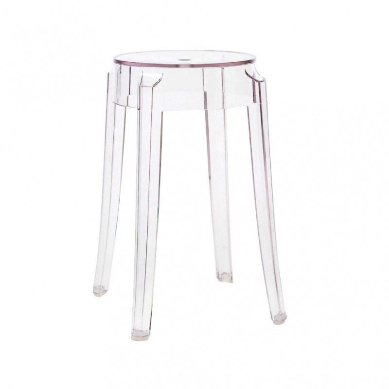 Kartell Charles GHOST Modern Bar Stool by Philippe Starck