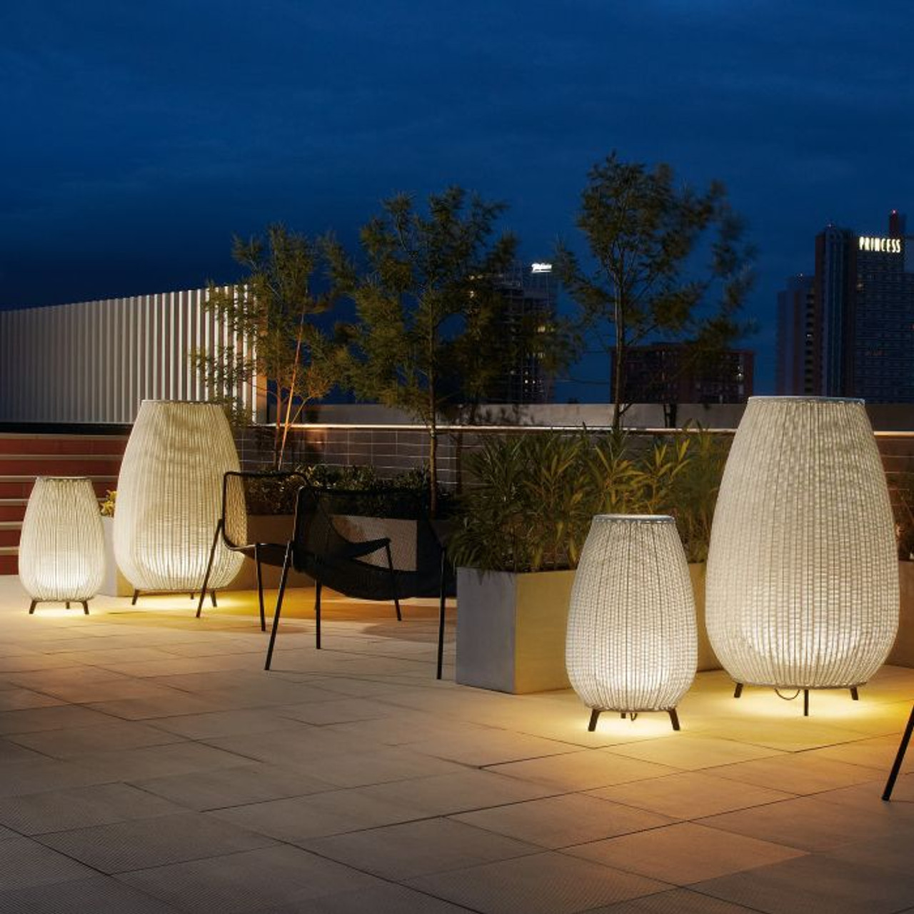 AMPHORA 01 Wicker Lamp Indoor Outdoor - BOVER